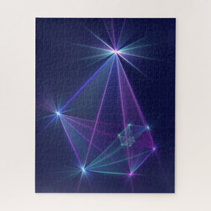 Sterrengestel, Abstracte Fantasie Fractale Kunst Legpuzzel