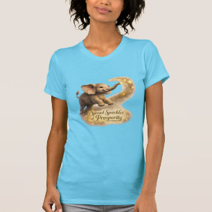 Sterrengietende Olifant T-Shirt
