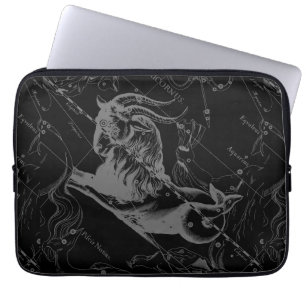 Sterrengroep Steenbok Hevelius 1690 Gravure Laptop Sleeve