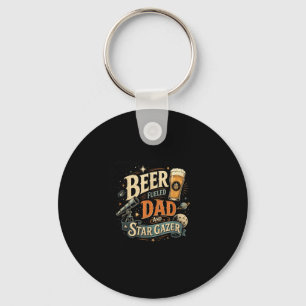 Sterrenguur bier vader vaderdag retro 70s sleutelhanger