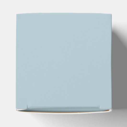 Sterrenhemel en maan baby shower welkom bedankdoosjes (Bovenkant)