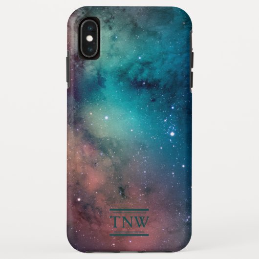 Sterrenhemel monogram Case-Mate iPhone case (Achterkant)