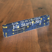 sterrenhemel naambordje (Zijkant)