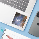 Sterrenhoop Trumpler 14. Sticker (Laptop met iPhone)