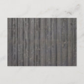 Sterrenhout Achtergrond Strand Bruiloft Ontvangst Informatiekaartje (Achterkant)