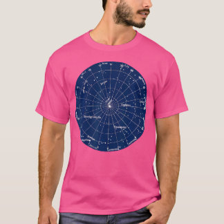 sterrenkaart Constellation Astronomy Spa T-shirt