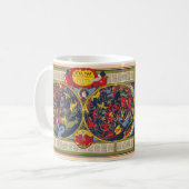  sterrenkaart Constellations Celestial Chart Koffiemok (Voorkant links)