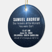 sterrenkaart-Ornament Keramisch Ornament (Links)