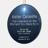 sterrenkaart-Ornament Keramisch Ornament (Links)