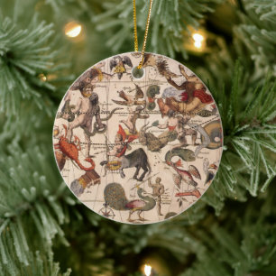  sterrenkaart van Constellation door Backer en Bro Keramisch Ornament