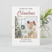 Sterrenkerst Kaart (Staand voorkant)