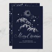 Sterrenkerstvakantie Feestdagenkaart (Voorkant / Achterkant)