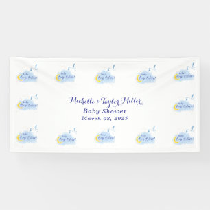Sterrenkindje Jongensgeluk Ooievaar Speciale Lever Spandoek