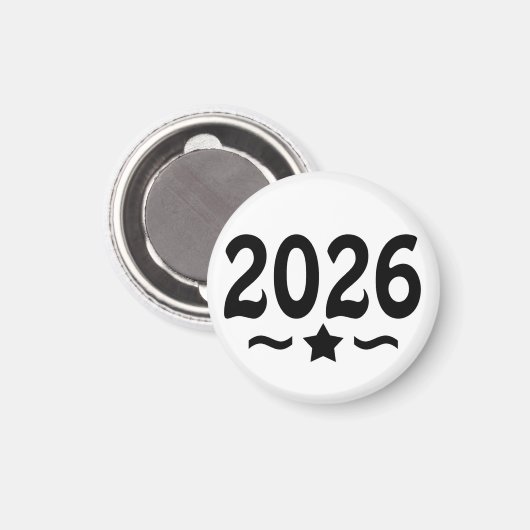 Sterrenklasse van Afstuderen 2026 Magneet (Voorkant / Achterkant)