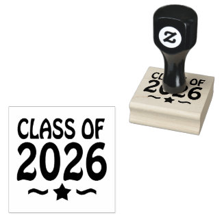 Sterrenklasse van Afstuderen 2026 Rubberstempel