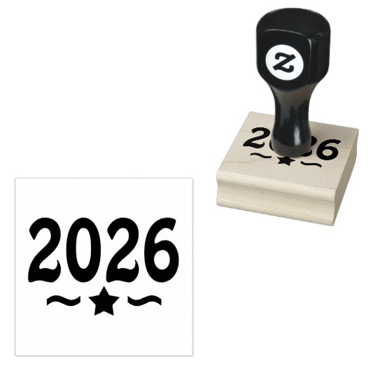Sterrenklasse van Afstuderen 2026 Rubberstempel (Gestempeld)