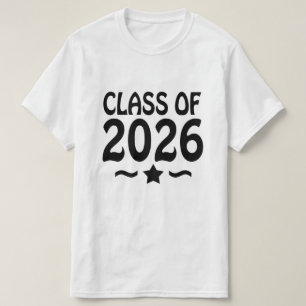 Sterrenklasse van Afstuderen 2026 T-shirt