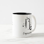 Sterrenkracht: Steenbok Astrologie Mok (Voorkant rechts)