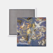  sterrenkunde Celestial Constellations Fresco Magneet (Voorkant / Achterkant)