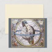  sterrenkunde, hemels door Andreas Cellarius Kaart (Voorkant / Achterkant)