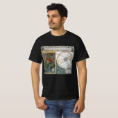  sterrenkunde, komeetpad door Matthaeus Seutter T-shirt (Voorkant volledig)