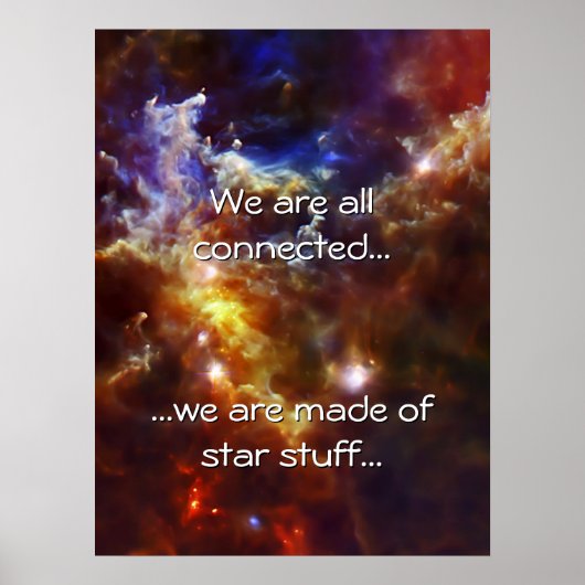 Sterrenkwekerij in de Rozetnevel Poster (Voorkant)