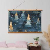 Sterrenlicht Evergreen Dreams Botanisch Hangend Wandkleed (Slaapkamer)