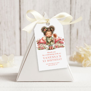 Sterrenlicht Fee 8e Verjaardag Bloem Roze Cadeaubi Cadeaulabel