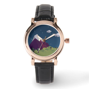 Sterrennacht afbeelding horloge