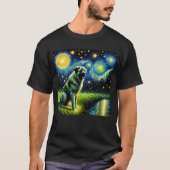Sterrennacht Anatolische herdershond Van Gogh Love T-shirt (Voorkant)