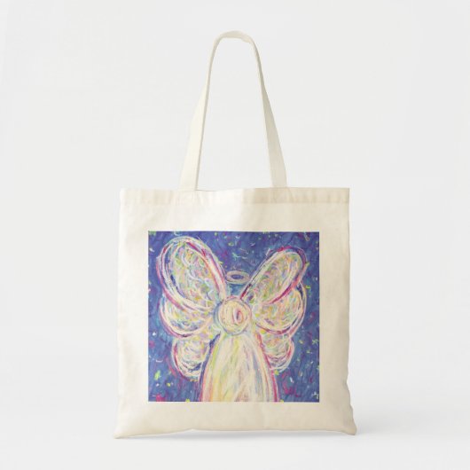 Sterrennacht Angel Art Canvas tas (Voorkant)