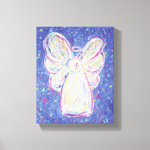 Sterrennacht Angel Art Wrapped Canvas schilderen