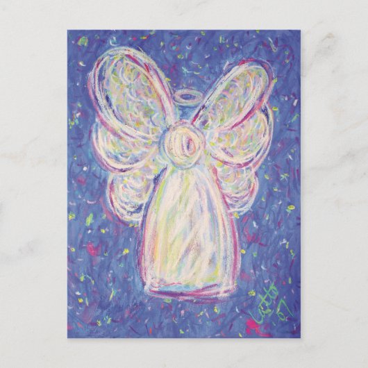 Sterrennacht Angel Briefkaart (Voorkant)