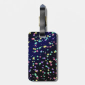 Sterrennacht Bagagelabel (Achterkant verticaal)
