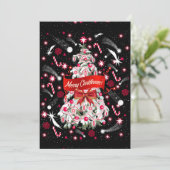 Sterrennacht Bedankkaart (Staand voorkant)