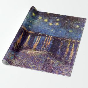 Sterrennacht boven de Rhône door Vincent van Gogh Cadeaupapier