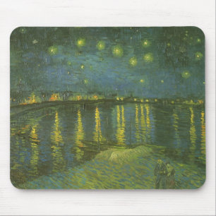 Sterrennacht boven de Rhône door Vincent van Gogh Muismat