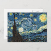 Sterrennacht Briefkaart (Voorkant / Achterkant)