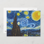 Sterrennacht Briefkaart (Voorkant / Achterkant)