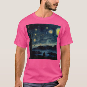Sterrennacht Caspar David Friedrich T-Shirt