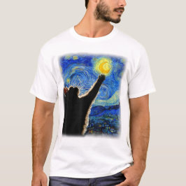 Sterrennacht Cat, Van Gogh Cat Lover Cat Dad T T-shirt