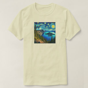 Sterrennacht Crater Lake National Park T-shirt