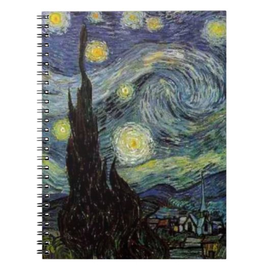 Sterrennacht Detail van Van Gogh Notitieboek (Voorkant)
