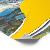 Sterrennacht Dinosaurs Poster afdrukken (Hoek)