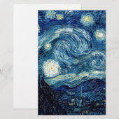Sterrennacht door Vincent Van Gogh Briefpapier (Voorkant / Achterkant)