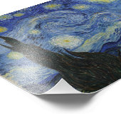 Sterrennacht door Vincent van Gogh Foto Afdruk (Hoek)