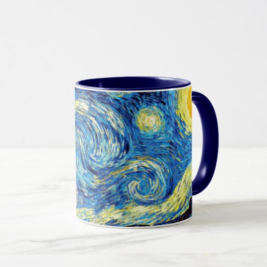 Sterrennacht door Vincent van Gogh Mok (Voorkant rechts)