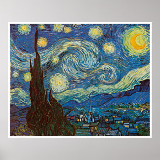 Sterrennacht door Vincent van Gogh Poster