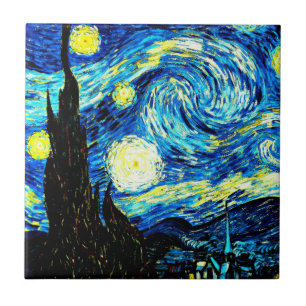 Sterrennacht door Vincent van Gogh Tegeltje