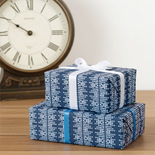 Sterrennacht - Futuristische Navy Blue All Occasio Cadeaupapier